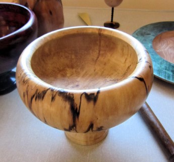 Spalted beech bowl by Tony Flood